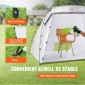 VEVOR Spray Paint Shelter, 2,3m x 1,6m x 1,6m Φορητή σκηνή βαφής σε σπρέι με ενσωματωμένη οθόνη δαπέδου & διχτυωτό, αναδιπλούμενο αναδυόμενο θάλαμο βαφής για έπιπλα Μεγάλος σταθμός βαφής εργαλείων DIY