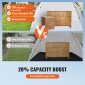 VEVOR Spray Paint Shelter, 2,3m x 1,6m x 1,6m Φορητή σκηνή βαφής σε σπρέι με ενσωματωμένη οθόνη δαπέδου & διχτυωτό, αναδιπλούμενο αναδυόμενο θάλαμο βαφής για έπιπλα Μεγάλος σταθμός βαφής εργαλείων DIY