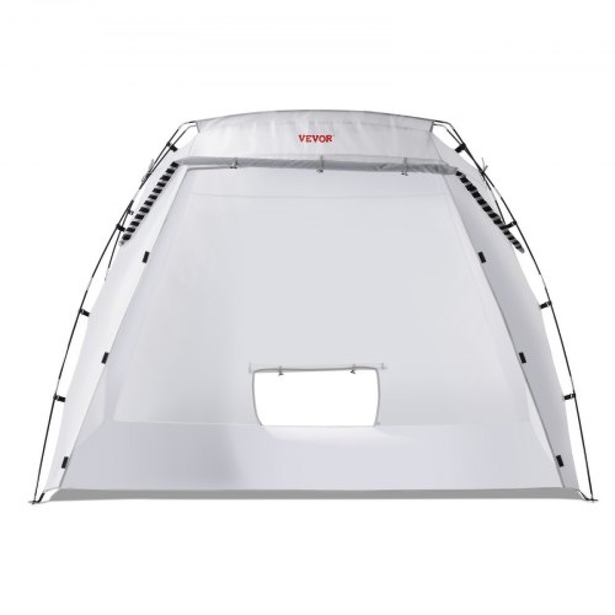 VEVOR Spray Paint Shelter, 2,3m x 1,6m x 1,6m Φορητή σκηνή βαφής σε σπρέι με ενσωματωμένη οθόνη δαπέδου & διχτυωτό, αναδιπλούμενο αναδυόμενο θάλαμο βαφής για έπιπλα Μεγάλος σταθμός βαφής εργαλείων DIY