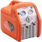 VEVOR 1 HP Refrigerant Recovery Machine - Dual Cylinder Portable AC Recovery Machine with High Pressure Protection 220-240V 50Hz Recovery Machine HVAC for Vapor Liquid Refrigerant, Car Air Conditionin