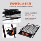 Καλάθι φορτίου VEVOR Roof Rack, 162,6 cm x 99,1 cm x 15,2 cm Μεταφορέας φορτίου οροφής με προέκταση, βαρέως τύπου ατσάλι 90,7 kg Χωρητικότητα Universal Roof Rack Basket, Βάση αποσκευών για SUV, φορτηγό