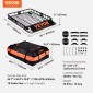 Καλάθι φορτίου VEVOR Roof Rack, 130,5 x 91,5 x 12,7 cm Μεταφορέας φορτίου στον τελευταίο όροφο με αδιάβροχη τσάντα φορτίου 15 Cu Ft, Universal Rack Carrier χωρητικότητας 90 kg για SUV, φορτηγό