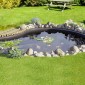 Επένδυση λίμνης VEVOR, πάχος 4,6 x 6 m 1,14 mm, εύκαμπτες επιφάνειες από υλικό EPDM, Εύκολη κοπή για λίμνες ψαριών ή Koi, Χαρακτηριστικά νερού, Βάση καταρράκτη, Σιντριβάνια, Κήποι με νερό, Μαύρο