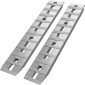 VEVOR 152,4 x 30,5 cm Ράμπες ρυμουλκούμενου αλουμινίου 2721,6 kg Total Beavertail Hook End 1 Pair 2 Ramps