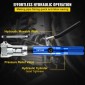 VEVOR Hydraulic Flaring Tool Kit, 45° Double Flaring Tool, Brake Repair Brake Flaring Tools for 3/16"-1/2", Brake Flare Tool with Tube Cutter and Deburrer, 30 PCS Tube Flaring Tools for Copper Lines