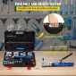 VEVOR Hydraulic Flaring Tool Kit, 45° Double Flaring Tool, Brake Repair Brake Flaring Tools for 3/16"-1/2", Brake Flare Tool with Tube Cutter and Deburrer, 30 PCS Tube Flaring Tools for Copper Lines