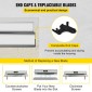 Γυψοσανίδα VEVOR Skimming Blade, 40inch Smoothing Knock-down Knife, Εργαλείο φινιρίσματος Putty Knife από ανοξείδωτο χάλυβα, ακραίες τάπες υψηλής πρόσκρουσης για γυψοσανίδες τοίχου γυψοσανίδας Gyprock