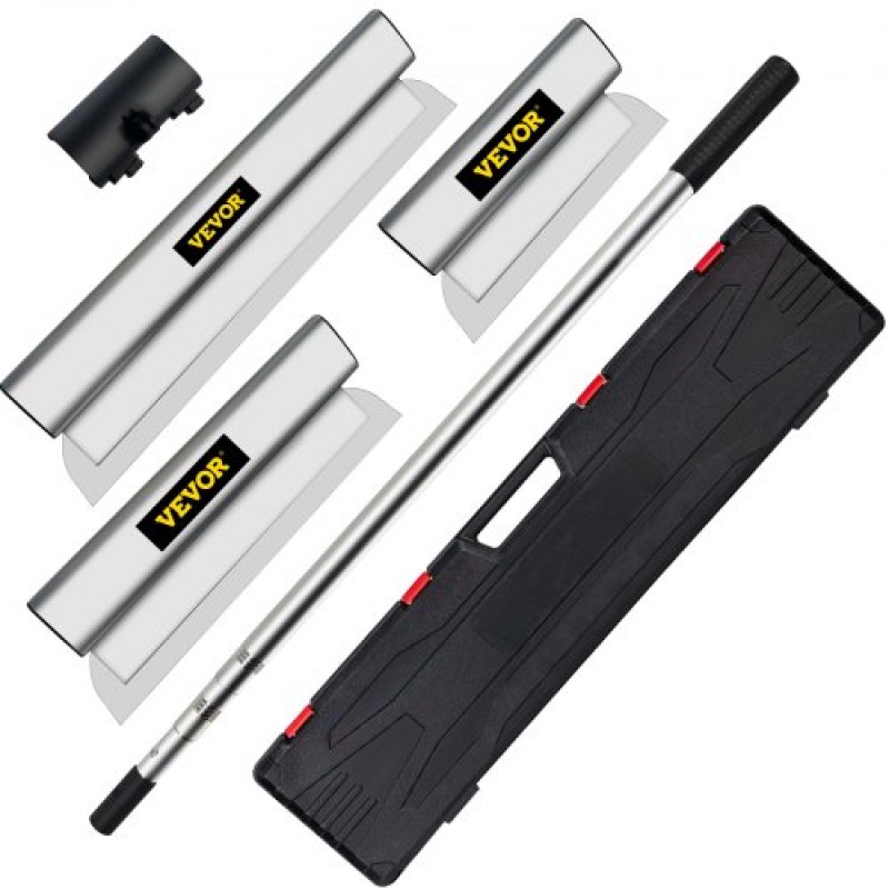 VEVOR Γυψοσανίδας Skimming Blade Putty Knife Combo 10/24/32 ιντσών Εργαλείο σπάτουλα με λαβή