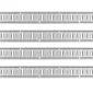 VEVOR E Track Tie-Down Rail Kit, 34PCS 152,4 cm Σετ E-Tracks Περιλαμβάνει 8 χαλύβδινες ράγες & 2 μονή υποδοχή & 8 δακτυλίους O & 8 ​​δεσίματα με D-ring & 8 τελικές τάπες, αξεσουάρ ασφάλισης για φορτίο, μοτοσικλέτες και ποδήλατα