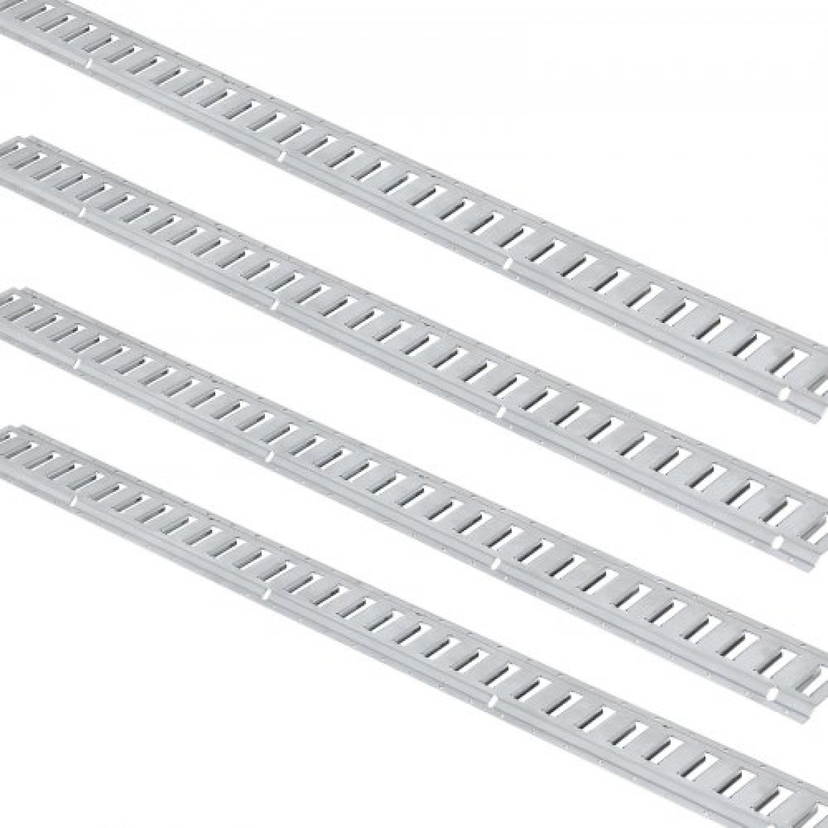 VEVOR E Track Tie-Down Rail Kit, 34PCS 152,4 cm Σετ E-Tracks Περιλαμβάνει 8 χαλύβδινες ράγες & 2 μονή υποδοχή & 8 δακτυλίους O & 8 ​​δεσίματα με D-ring & 8 τελικές τάπες, αξεσουάρ ασφάλισης για φορτίο, μοτοσικλέτες και ποδήλατα