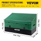 VEVOR Outdoor Storage Box Patio Deck Box 870,6 L Αδιάβροχος μουσαμάς PE