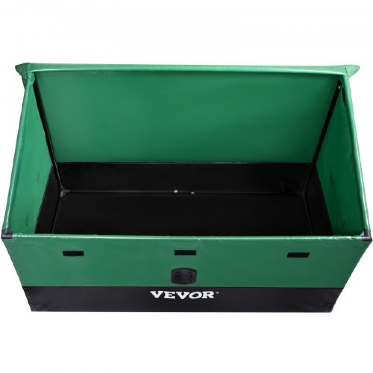 VEVOR Outdoor Storage Box, 100 Gallon Αδιάβροχο PE Tarpaulin Deck Box με γαλβανισμένο πλαίσιο, προστασία παντός καιρού & φορητό, για κάμπινγκ, κήπο, δίπλα στην πισίνα και αυλή, καφέ & μπλε