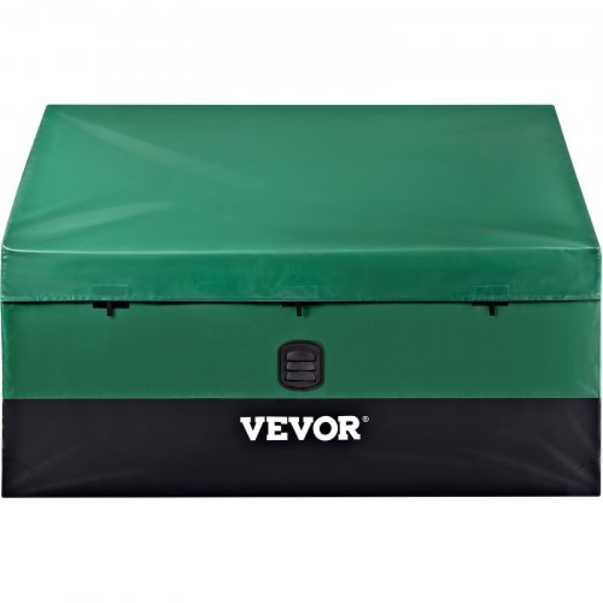 VEVOR Outdoor Storage Box, 100 Gallon Αδιάβροχο PE Tarpaulin Deck Box με γαλβανισμένο πλαίσιο, προστασία παντός καιρού & φορητό, για κάμπινγκ, κήπο, δίπλα στην πισίνα και αυλή, καφέ & μπλε