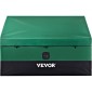 VEVOR Outdoor Storage Box, 100 Gallon Αδιάβροχο PE Tarpaulin Deck Box με γαλβανισμένο πλαίσιο, προστασία παντός καιρού & φορητό, για κάμπινγκ, κήπο, δίπλα στην πισίνα και αυλή, καφέ & μπλε