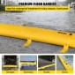 VEVOR Flood Barrier, 732 × 25,4 × 15,3 cm, επαναχρησιμοποιούμενοι σωλήνες εκτροπής νερού από PVC, ελαφρύ υδροφράγμα με εξαιρετική αδιάβροχη επίδραση που χρησιμοποιείται για πόρτες, γκαράζ, κίτρινο