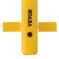 VEVOR Flood Barrier, 732 × 25,4 × 15,3 cm, επαναχρησιμοποιούμενοι σωλήνες εκτροπής νερού από PVC, ελαφρύ υδροφράγμα με εξαιρετική αδιάβροχη επίδραση που χρησιμοποιείται για πόρτες, γκαράζ, κίτρινο