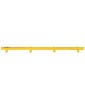 VEVOR Flood Barrier, 732 × 25,4 × 15,3 cm, επαναχρησιμοποιούμενοι σωλήνες εκτροπής νερού από PVC, ελαφρύ υδροφράγμα με εξαιρετική αδιάβροχη επίδραση που χρησιμοποιείται για πόρτες, γκαράζ, κίτρινο