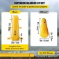 VEVOR Flood Barrier, 3,66 m μήκος x 51 cm ύψος εναλλακτική σακούλα άμμου, φράγμα νερού για πλημμύρες με εξαιρετικό αδιάβροχο αποτέλεσμα, επαναχρησιμοποιούμενοι σωλήνες εκτροπής νερού από PVC, φράγματα πλημμύρας για σπίτι, πόρτα, γκαράζ