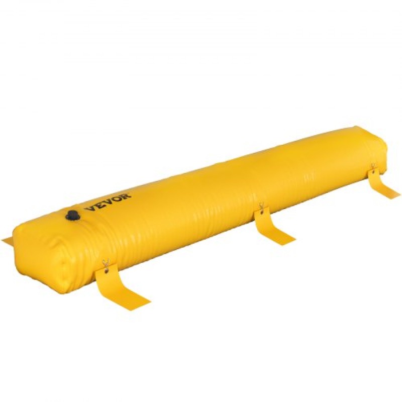 VEVOR Flood Barrier, 3,66 m μήκος x 51 cm ύψος εναλλακτική σακούλα άμμου, φράγμα νερού για πλημμύρες με εξαιρετικό αδιάβροχο αποτέλεσμα, επαναχρησιμοποιούμενοι σωλήνες εκτροπής νερού από PVC, φράγματα πλημμύρας για σπίτι, πόρτα, γκαράζ