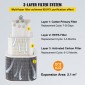 VEVOR Solder Fume Extractor, 150W 106 CFM Smoke Absorber, Φίλτρα 3 σταδίων 3 ταχυτήτων με σωλήνα για συγκόλληση, χάραξη με λέιζερ και συγκόλληση DIY