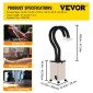 VEVOR Solder Fume Extractor, 150W 106 CFM Smoke Absorber, Φίλτρα 3 σταδίων 3 ταχυτήτων με σωλήνα για συγκόλληση, χάραξη με λέιζερ και συγκόλληση DIY