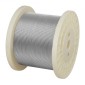 Συρματόσχοινο VEVOR 3,2 mm, Μήκος 304,8 m, Καλώδιο σύρμα από ανοξείδωτο χάλυβα 316 με κόφτη, 798 kg Αντοχή σε θραύση, Κατασκευή 1 x 19 σκέλη, Ατσάλινο καλώδιο για σύστημα κιγκλιδώματος καταστρώματος, Καφασωτά κήπου
