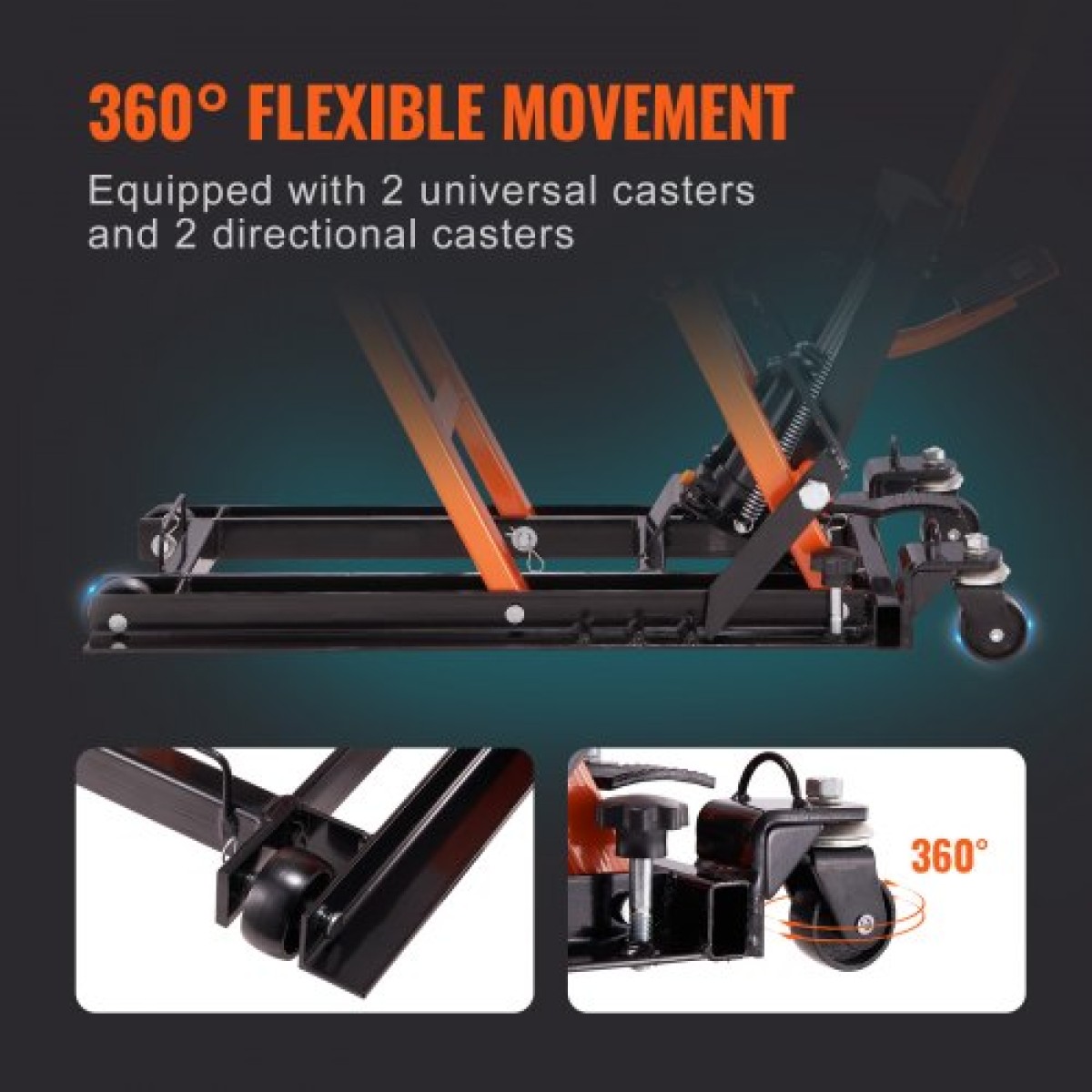 VEVOR Μοτοσικλέτα Υδραυλική Αντλία Βάση 680,4 kg ATV Dirt Bike Stand