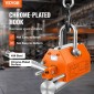 VEVOR Magnetic Lifter, 4400lbs/2000kg ικανότητα έλξης, 2,5 συντελεστής ασφαλείας, νεοδύμιο & χάλυβας, μαγνήτης ανύψωσης με απελευθέρωση, μόνιμοι μαγνήτες ανύψωσης, μαγνήτης βαρέως τύπου για ανυψωτικό, γερανός καταστήματος, μπλοκ, σανίδα