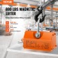 VEVOR Magnetic Lifter, 880 lbs/400 kg ικανότητα έλξης, 2,5 συντελεστής ασφάλειας, νεοδύμιο & χάλυβας, μαγνήτης ανύψωσης με απελευθέρωση, μαγνήτες μόνιμης ανύψωσης, μαγνήτης βαρέως τύπου για ανυψωτικό, γερανός καταστήματος, μπλοκ, σανίδα
