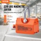 VEVOR Magnetic Lifter, 220 lbs/100 kg ικανότητα έλξης, 2,5 συντελεστής ασφάλειας, νεοδύμιο & χάλυβας, μαγνήτης ανύψωσης με απελευθέρωση, μαγνήτες μόνιμης ανύψωσης, μαγνήτης βαρέως τύπου για ανυψωτικό, γερανός καταστήματος, μπλοκ, σανίδα