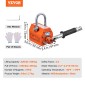 VEVOR Magnetic Lifter, 220 lbs/100 kg ικανότητα έλξης, 2,5 συντελεστής ασφάλειας, νεοδύμιο & χάλυβας, μαγνήτης ανύψωσης με απελευθέρωση, μαγνήτες μόνιμης ανύψωσης, μαγνήτης βαρέως τύπου για ανυψωτικό, γερανός καταστήματος, μπλοκ, σανίδα