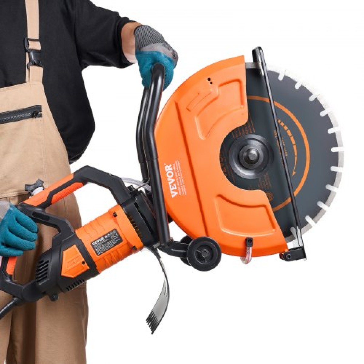 VEVOR 16"/40,6 cm Ηλεκτρικό πριόνι σκυροδέματος υγρό/στεγνό πριόνι με αντλία νερού και λεπίδα