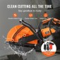 VEVOR 16"/40,6 cm Ηλεκτρικό πριόνι σκυροδέματος υγρό/στεγνό πριόνι με αντλία νερού και λεπίδα