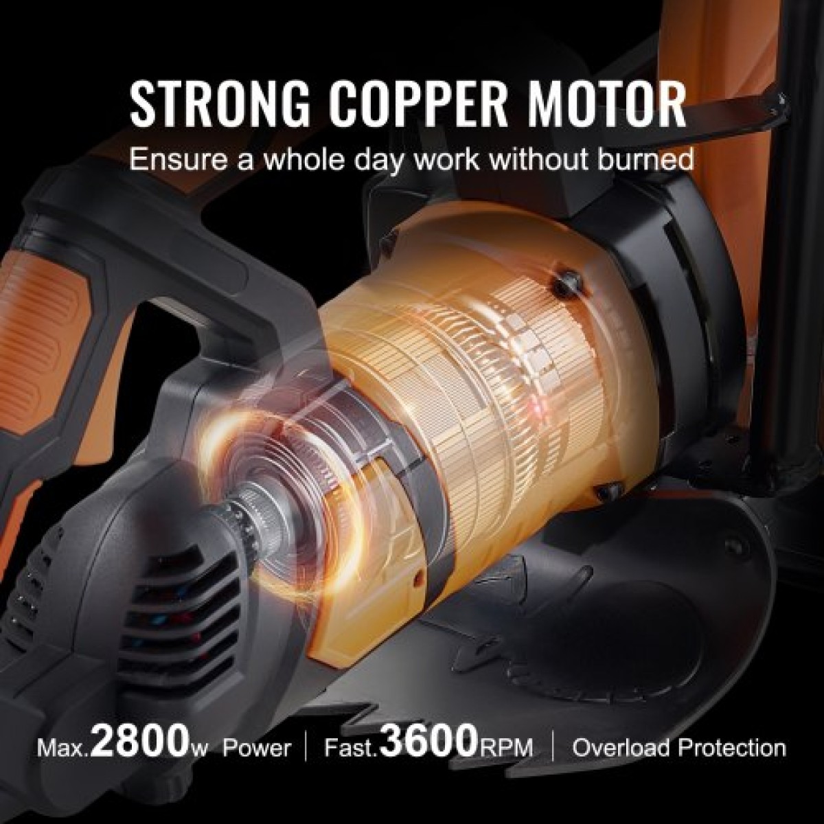 VEVOR 16"/40,6 cm Ηλεκτρικό πριόνι σκυροδέματος υγρό/στεγνό πριόνι με αντλία νερού και λεπίδα