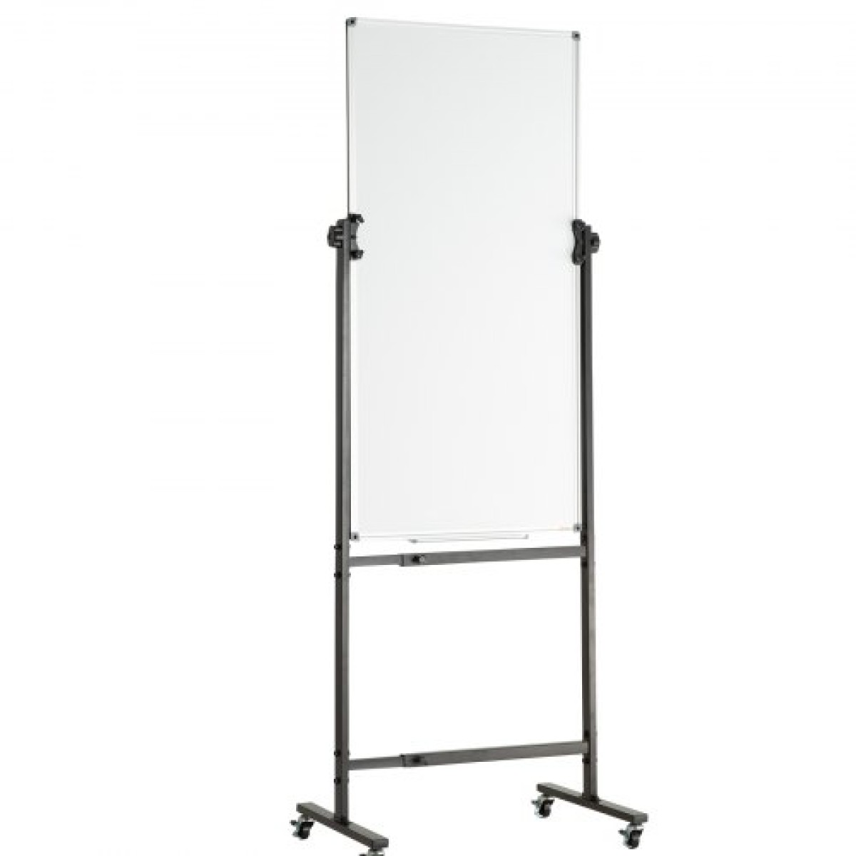 VEVOR Rolling Magnetic Whiteboard, Κινητός Λευκός Πίνακας Διπλής Όψης 24x48 ίντσες, Ρυθμιζόμενος Ύψος Dry Erase Board με ρόδες, 1 Magnetic Erase & 3 Dry Erase Markers & Mobile Tray for Office School