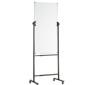VEVOR Rolling Magnetic Whiteboard, Κινητός Λευκός Πίνακας Διπλής Όψης 24x48 ίντσες, Ρυθμιζόμενος Ύψος Dry Erase Board με ρόδες, 1 Magnetic Erase & 3 Dry Erase Markers & Mobile Tray for Office School