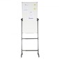 VEVOR Rolling Magnetic Whiteboard, Κινητός Λευκός Πίνακας Διπλής Όψης 24x48 ίντσες, Ρυθμιζόμενος Ύψος Dry Erase Board με ρόδες, 1 Magnetic Erase & 3 Dry Erase Markers & Mobile Tray for Office School