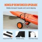 Καρότσι VEVOR Heavy Duty Kayak, χωρητικότητα 204,1 κιλών, Αποσπώμενο καρότσι κανόε με μασίφ λάστιχα 30,5 cm, ρυθμιζόμενο πλάτος & αντιολισθητικό πόδι στήριξης, για καγιάκ Canoes Paddleboards Float Mats Jon Boats