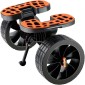 Καρότσι VEVOR Heavy Duty Kayak, χωρητικότητα φόρτωσης 320 λίβρες, Αποσπώμενο καρότσι κανόε τρόλεϊ με ελαστικά 10'', ρυθμιζόμενα στηρίγματα & αντιολισθητικό πόδι στήριξης, για καγιάκ Canoes Paddleboards Float Mats Jon Boats