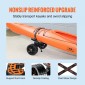 Καρότσι VEVOR Heavy Duty Kayak, χωρητικότητα φόρτωσης 320 λίβρες, Αποσπώμενο καρότσι κανόε τρόλεϊ με ελαστικά 10'', ρυθμιζόμενα στηρίγματα & αντιολισθητικό πόδι στήριξης, για καγιάκ Canoes Paddleboards Float Mats Jon Boats