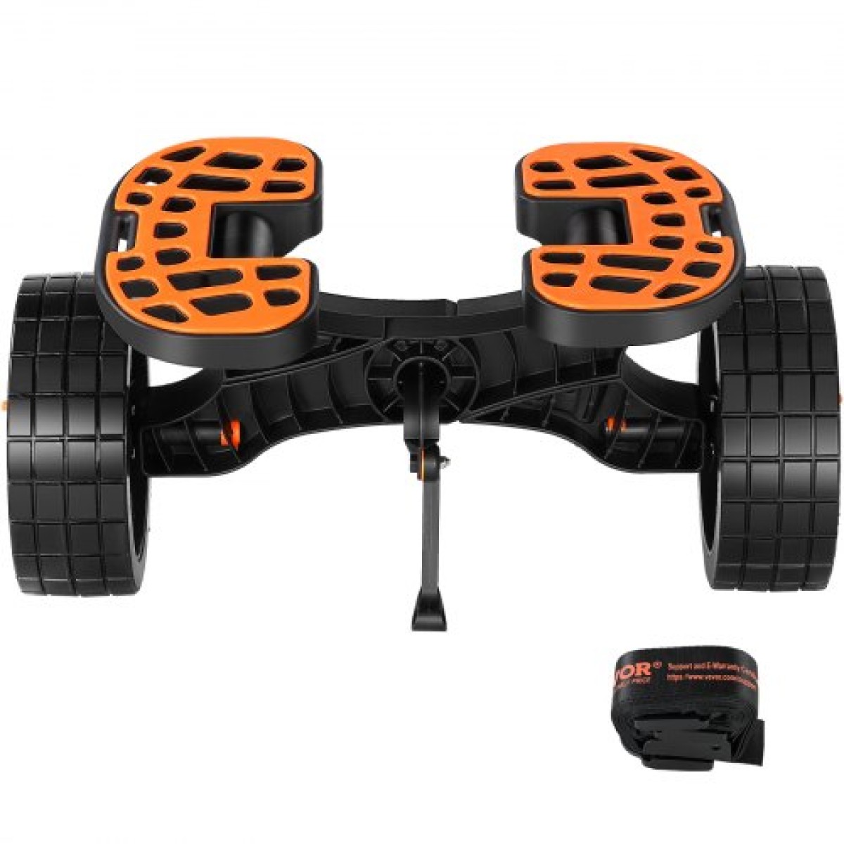 Καρότσι VEVOR Heavy Duty Kayak, χωρητικότητα φόρτωσης 320 λίβρες, Αποσπώμενο καρότσι κανόε τρόλεϊ με ελαστικά 10'', ρυθμιζόμενα στηρίγματα & αντιολισθητικό πόδι στήριξης, για καγιάκ Canoes Paddleboards Float Mats Jon Boats