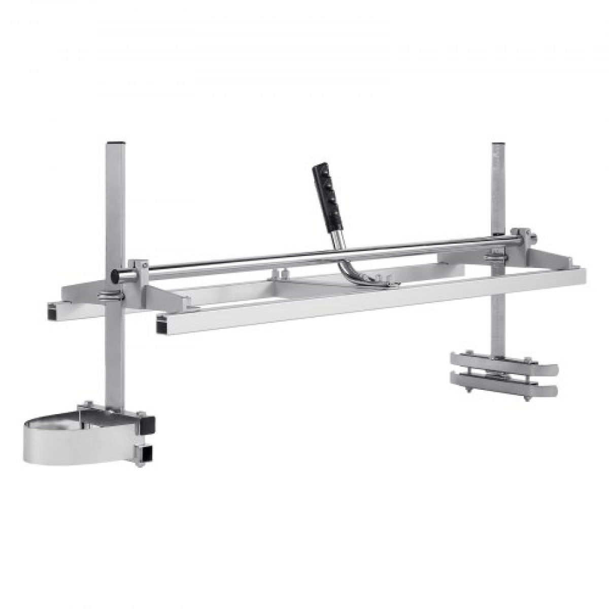 VEVOR Φορητό Πριονιστήριο 35,6cm-91,4cm Μπάρα οδηγός Γαλβανισμένο Ατσάλι Αλυσοπρίονο Σανίδα 0,5cm-30cm Πάχος, Πριονιστήριο σταυροκοπτικής ξυλείας για οικοδόμους και ξυλουργούς, ασήμι