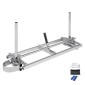 VEVOR Φορητό Πριονιστήριο 35,6cm-91,4cm Μπάρα οδηγός Γαλβανισμένο Ατσάλι Αλυσοπρίονο Σανίδα 0,5cm-30cm Πάχος, Πριονιστήριο σταυροκοπτικής ξυλείας για οικοδόμους και ξυλουργούς, ασήμι