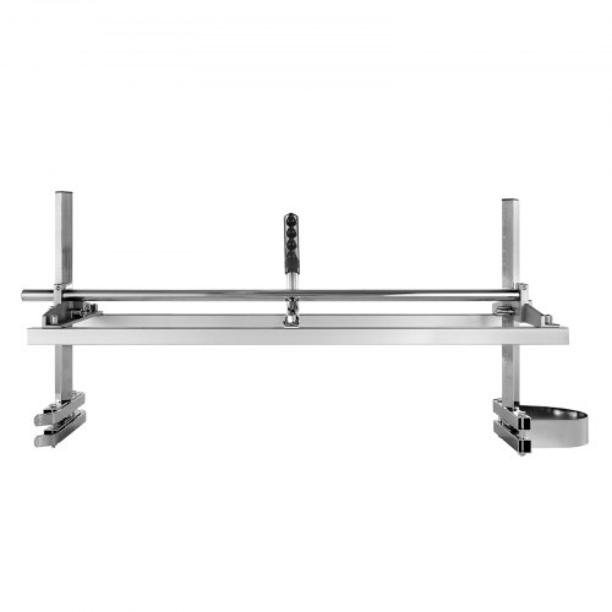 VEVOR Φορητό Πριονιστήριο 35,6cm-91,4cm Μπάρα οδηγός Γαλβανισμένο Ατσάλι Αλυσοπρίονο Σανίδα 0,5cm-30cm Πάχος, Πριονιστήριο σταυροκοπτικής ξυλείας για οικοδόμους και ξυλουργούς, ασήμι