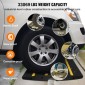 VEVOR Curb Ramp, 6,6cm Rise Rubber Driveway Ramps, Heavy Duty 14999,8 kg Βάρος χωρητικότητας ράμπα κατωφλίου, ράμπες γέφυρας πεζοδρομίου για φόρτωση πεζοδρομίου αποβάθρας γκαράζ, επεκτάσιμο σετ πλήρους ράμπας