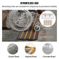 VEVOR Curb Ramp, 6,6cm Rise Rubber Driveway Ramps, Heavy Duty 14999,8 kg Βάρος χωρητικότητας ράμπα κατωφλίου, ράμπες γέφυρας πεζοδρομίου για φόρτωση πεζοδρομίου αποβάθρας γκαράζ, επεκτάσιμο σετ πλήρους ράμπας