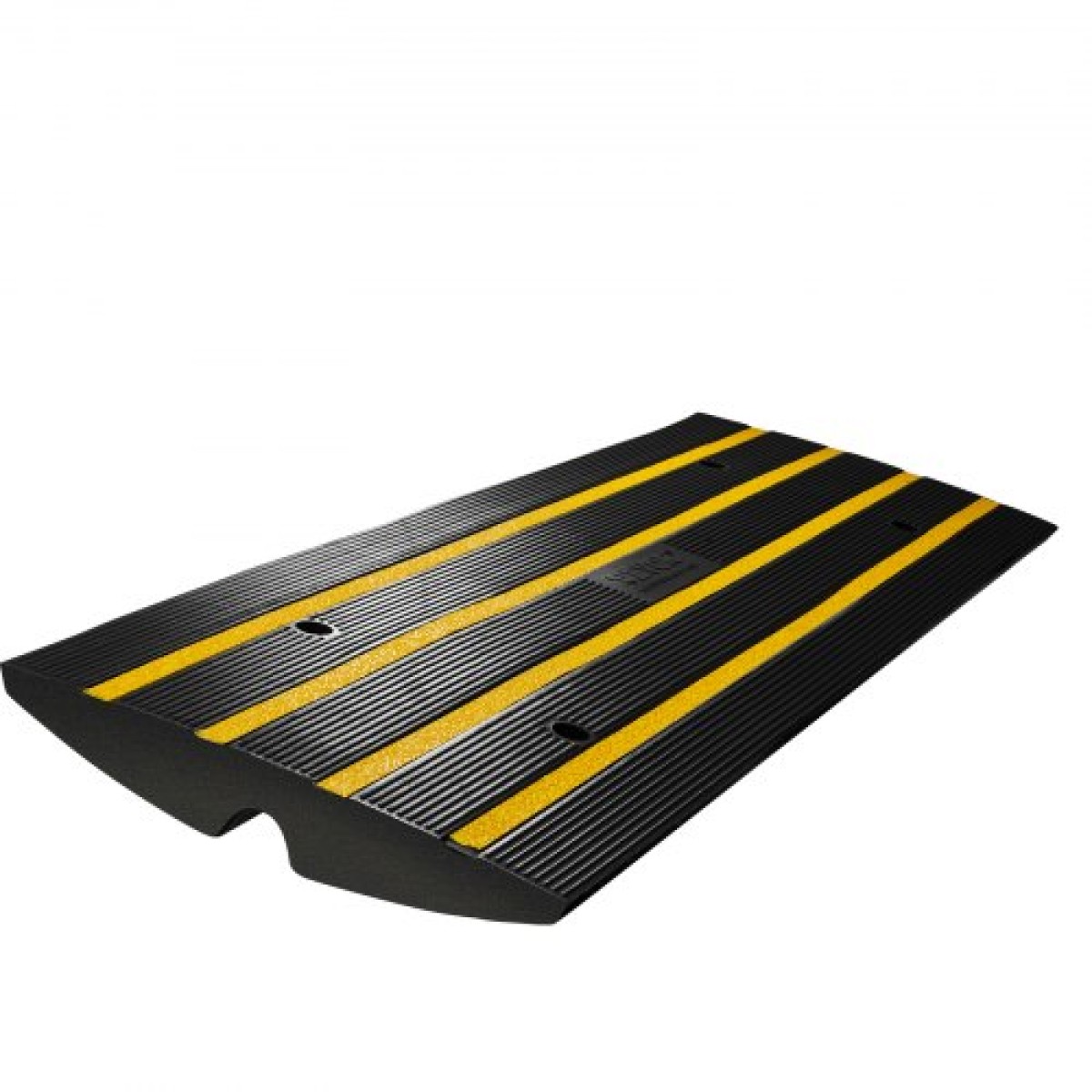 VEVOR Curb Ramp, 6,6cm Rise Rubber Driveway Ramps, Heavy Duty 14999,8 kg Βάρος χωρητικότητας ράμπα κατωφλίου, ράμπες γέφυρας πεζοδρομίου για φόρτωση πεζοδρομίου αποβάθρας γκαράζ, επεκτάσιμο σετ πλήρους ράμπας