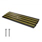 VEVOR Curb Ramp, 6,6cm Rise Rubber Driveway Ramps, Heavy Duty 14999,8 kg Βάρος χωρητικότητας ράμπα κατωφλίου, ράμπες γέφυρας πεζοδρομίου για φόρτωση πεζοδρομίου αποβάθρας γκαράζ, επεκτάσιμο σετ πλήρους ράμπας