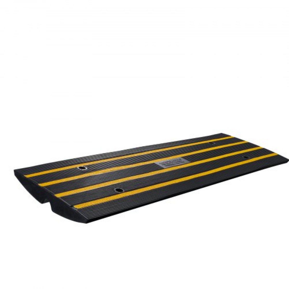 VEVOR Curb Ramp, 6,6cm Rise Rubber Driveway Ramps, Heavy Duty 14999,8 kg Βάρος χωρητικότητας ράμπα κατωφλίου, ράμπες γέφυρας πεζοδρομίου για φόρτωση πεζοδρομίου αποβάθρας γκαράζ, επεκτάσιμο σετ πλήρους ράμπας