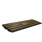 VEVOR Curb Ramp, 6,6cm Rise Rubber Driveway Ramps, Heavy Duty 14999,8 kg Βάρος χωρητικότητας ράμπα κατωφλίου, ράμπες γέφυρας πεζοδρομίου για φόρτωση πεζοδρομίου αποβάθρας γκαράζ, επεκτάσιμο σετ πλήρους ράμπας